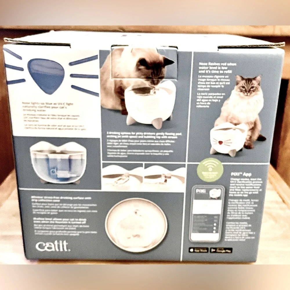 NWT • Catit • PIXI• Smart Drinking Fountain • For Cats